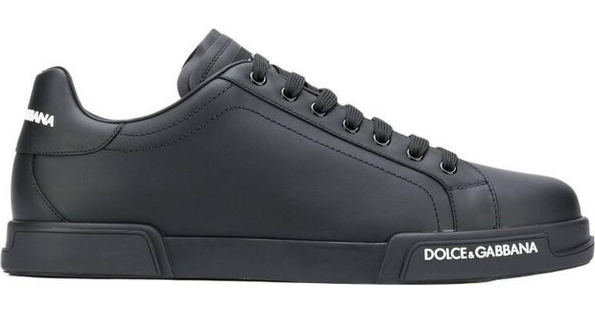 Dolce & Gabbana Portofino Nappa Sneakers Sort, Herre
