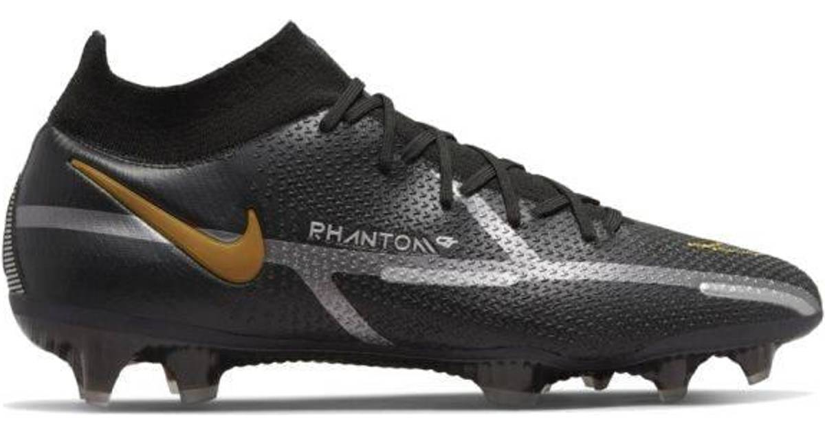 Nike Phantom GT2 Dynamic Fit Elite FG - Black/Metallic Gold/Metallic  Silver/Metallic Dark Grey