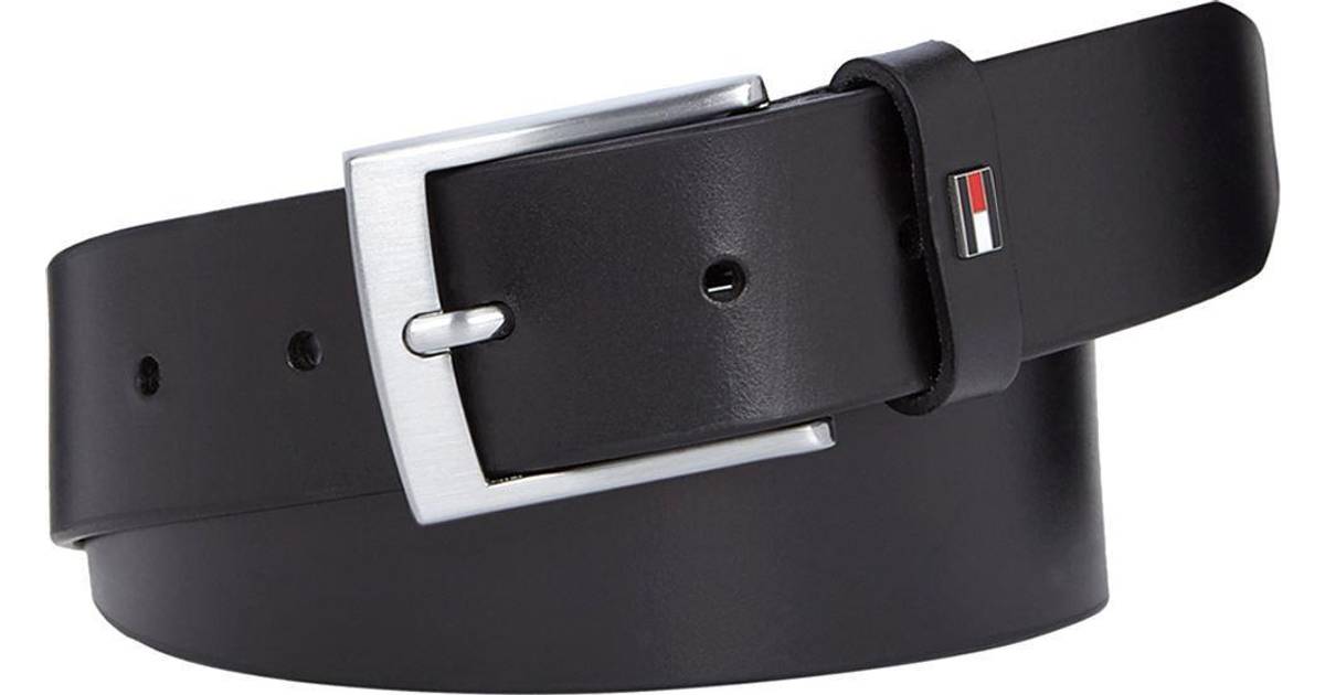 Tommy Hilfiger Business Leather Belt - Black • Pris »