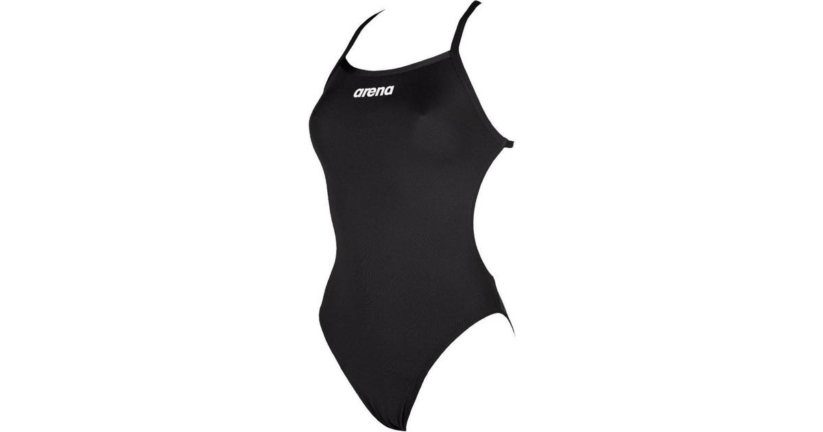 Arena Solid Light Tech High Swimsuit - Black/White • Pris »