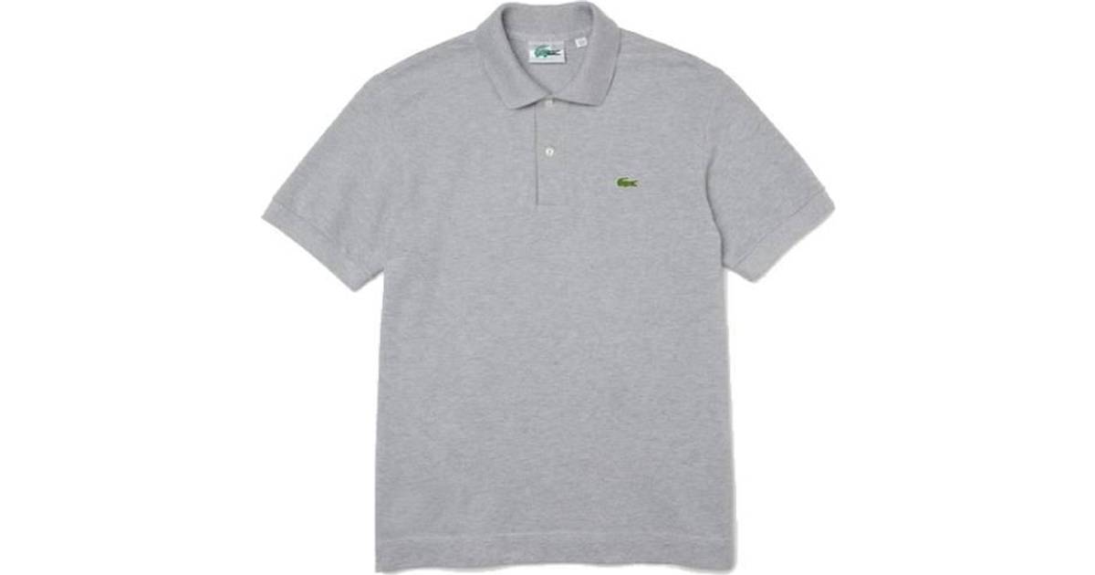 Lacoste Classic Fit L.12.21 Organic Cotton Piqué Polo Shirt - Grey Chine •  Pris »