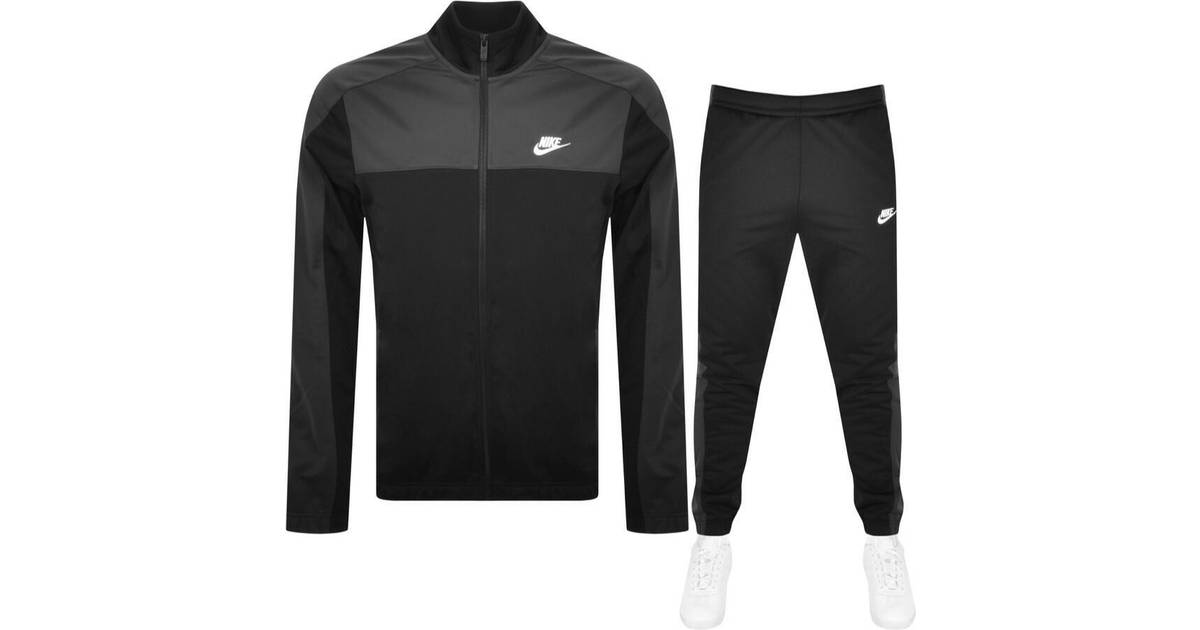 Nike Sportswear Sport Essentials Tracksuit Men - Black • Pris »