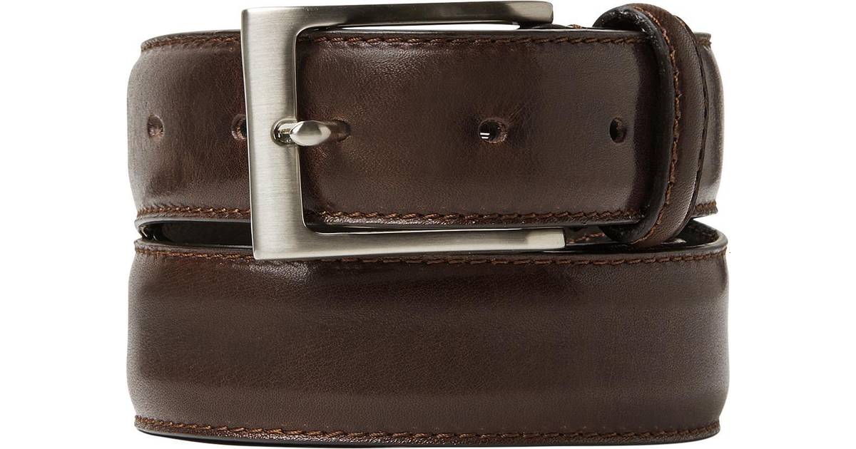 Saddler Odense Leather Belt - Dark Brown • Se pris »