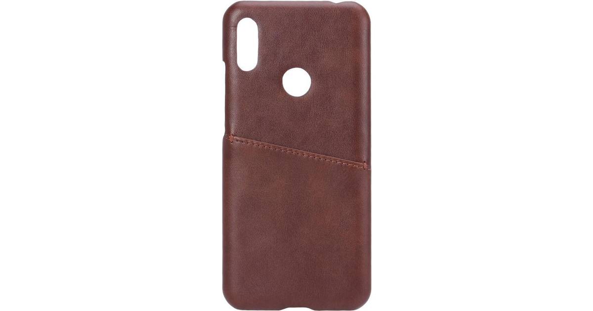 Onsala Huawei Y6 lædercover med pung (brun) På lager i butik • Pris »