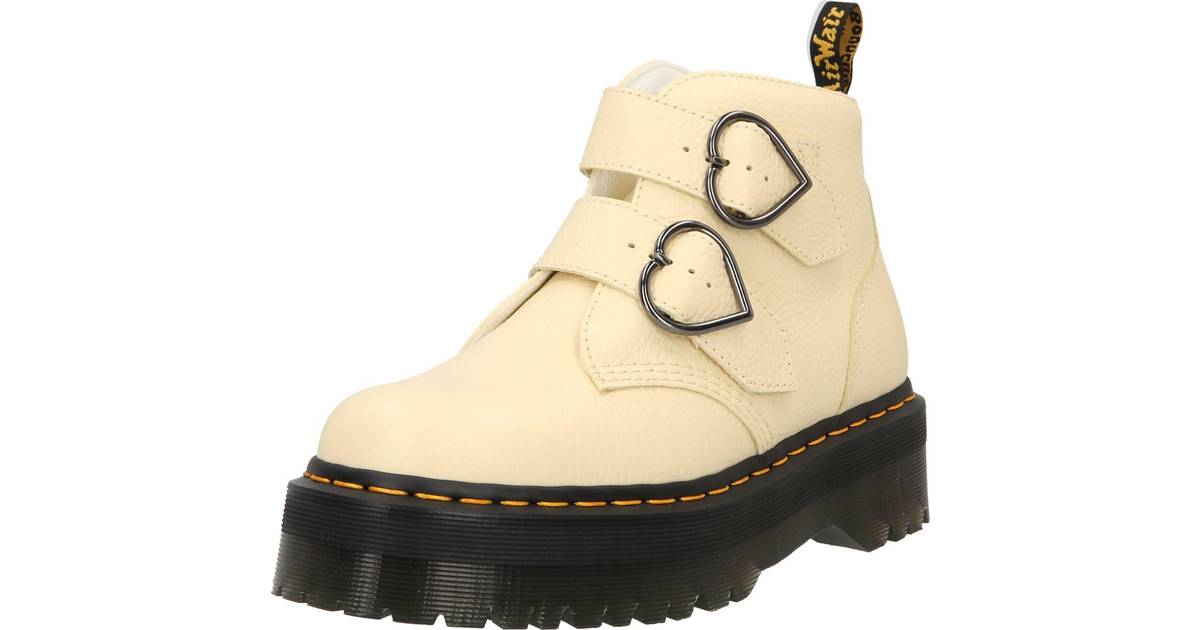 Dr Martens Devon Heart Milled Nappa Womens Blackcurrant Boots