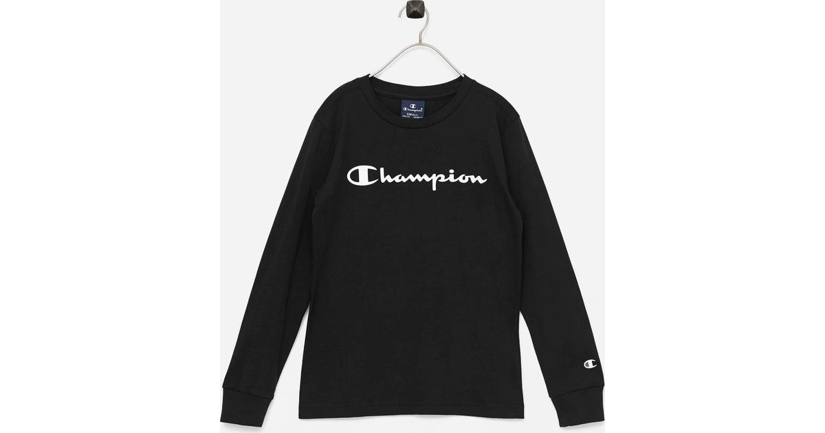 Champion Logo Långärmad T-shirt 9-10 • PriceRunner »