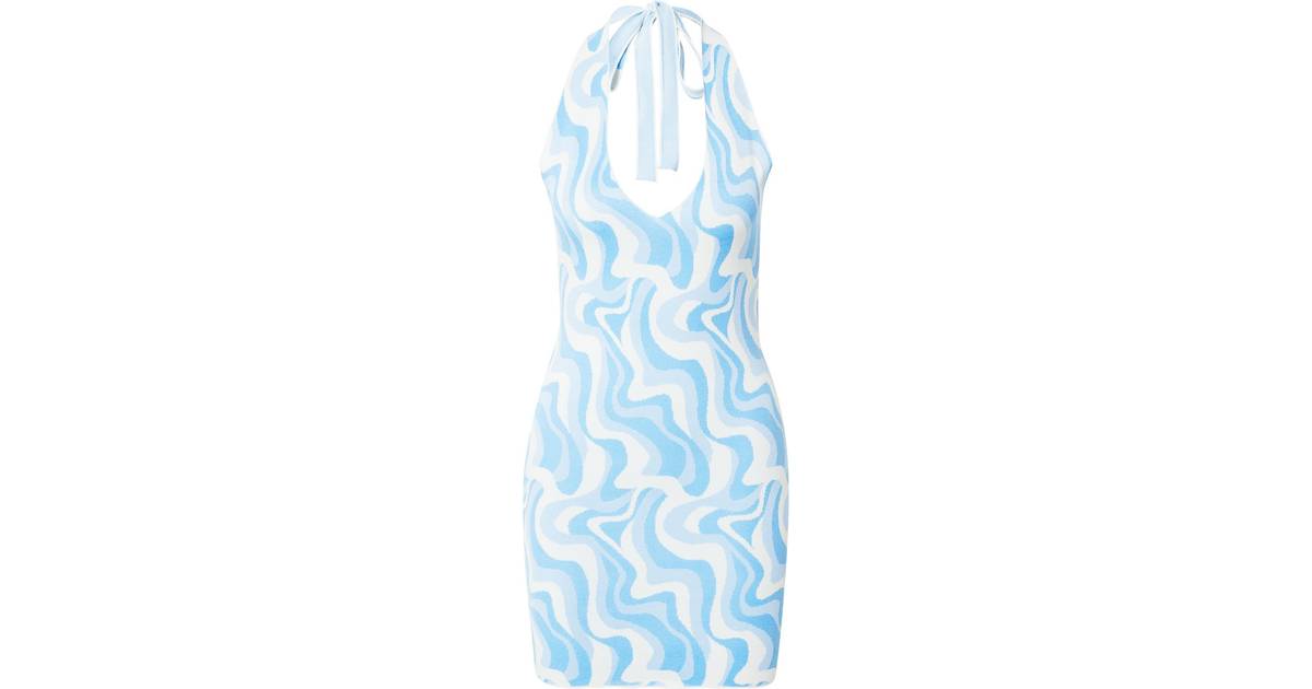 Gina Tricot Knitted mini dress Tætsiddende kjoler Swirl Aop • Pris »