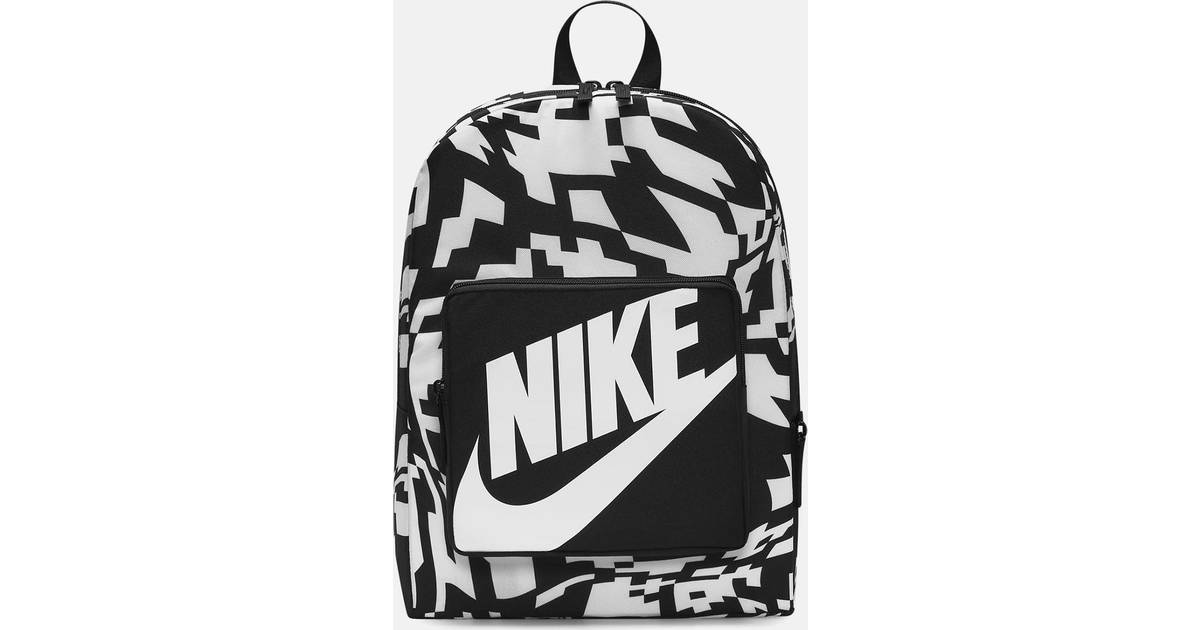 Nike Classic-rygsæk med print til børn (16 l) Sort ONE SIZE • Pris »