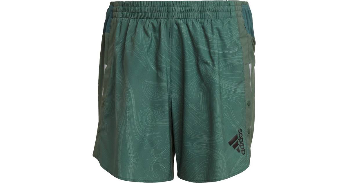 Adidas Designed for Running for the Oceans Shorts Men - Green Oxide/Linen  Green • Pris »
