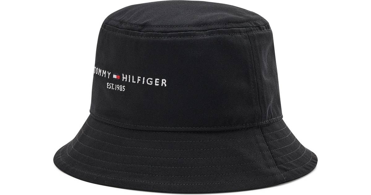 Tommy Hilfiger Kid's TH Established Bucket Hat - Black (AU0AU01516-BDS) •  Pris »