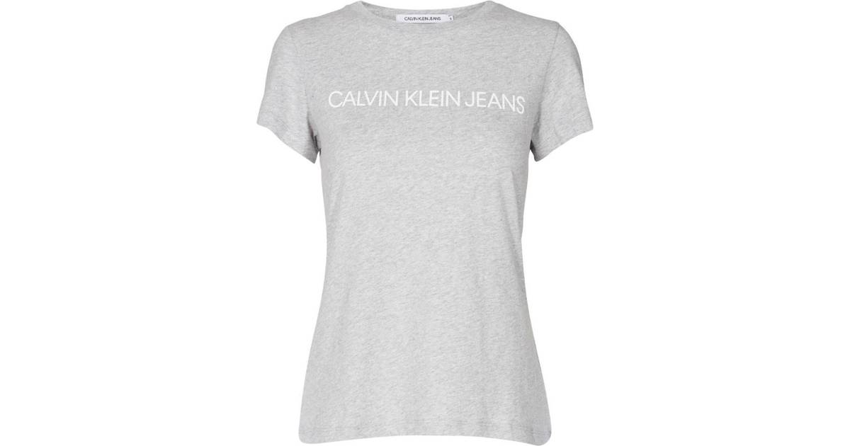 Calvin Klein Slim Logo T-Shirt (6 butikker) • Priser »