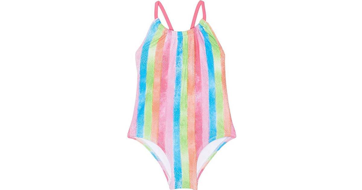 Hatley Kids Rainbow Stripes Swimsuit (Toddler/Little Kids/Big Kids)  (Toddler) • Pris »