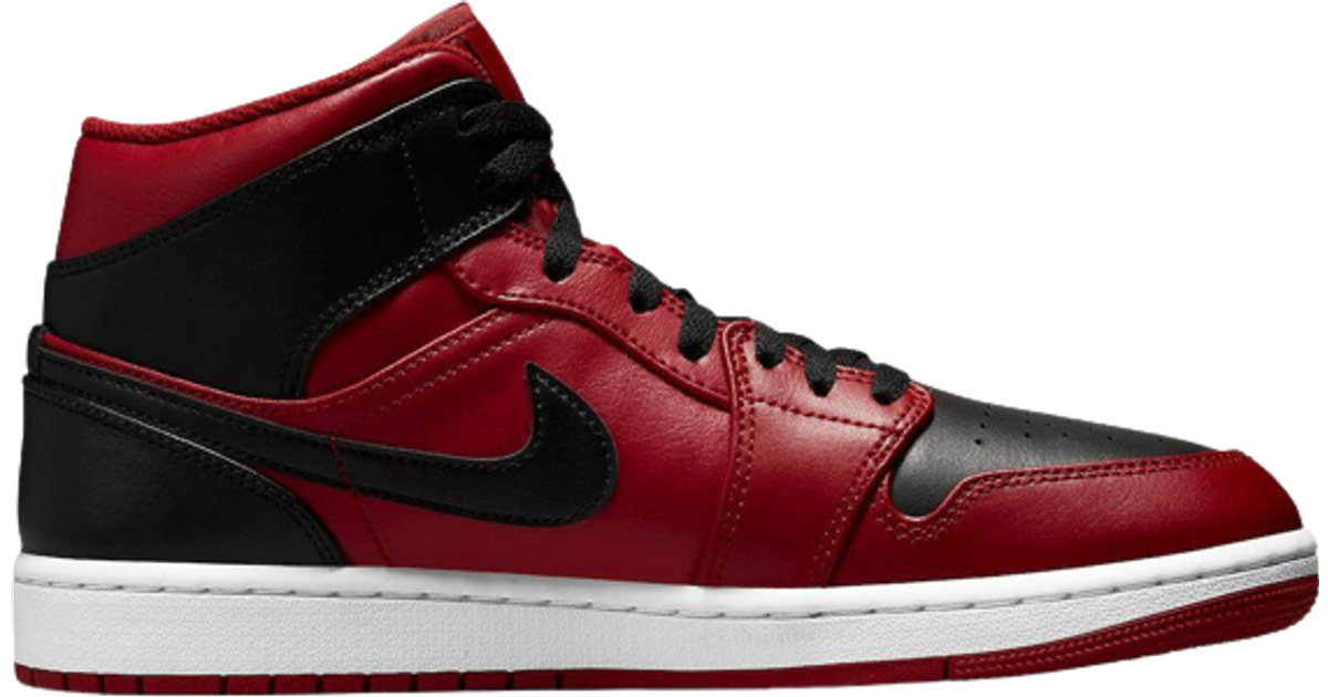 Nike Air Jordan 1 Mid M - Gym Red/Black • Se pris