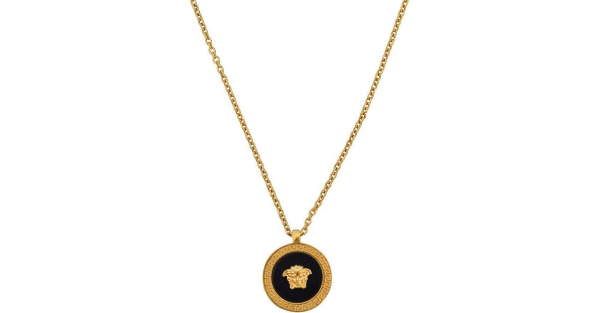 Versace Small Medusa Medallion Necklace - Gold/Black • Pris »