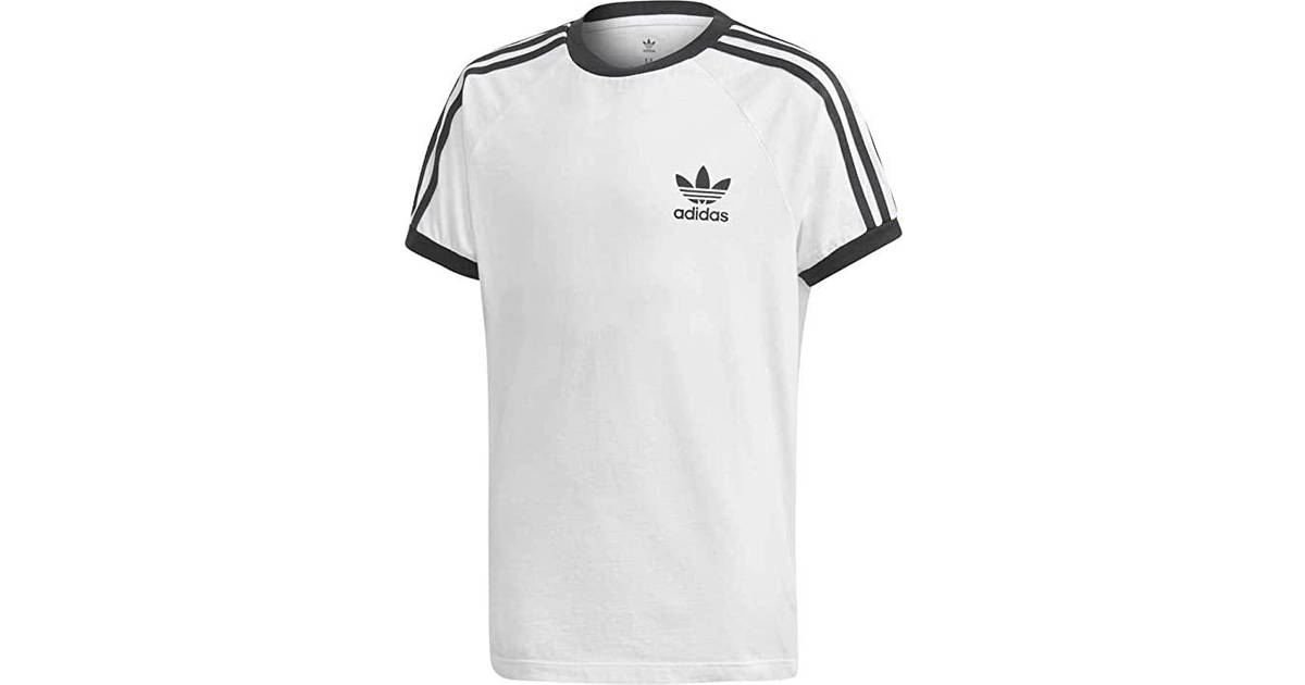 Adidas Kid's Originals 3 Stripes SS T-Shirt - White/Black (DV2901) • Pris »