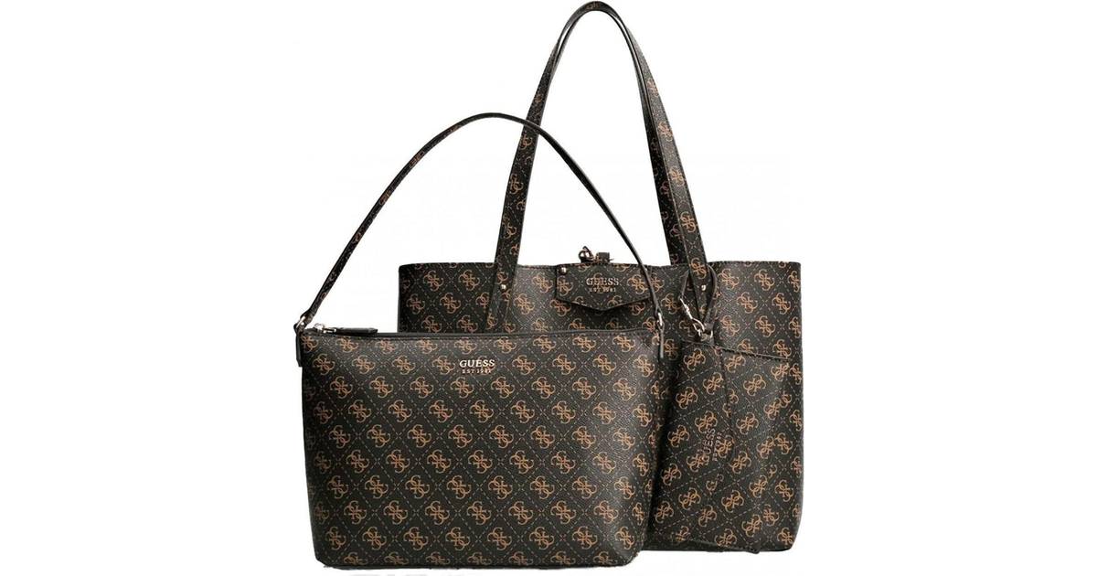 Guess Håndtasker til damer Brun (2 butikker) • Priser »