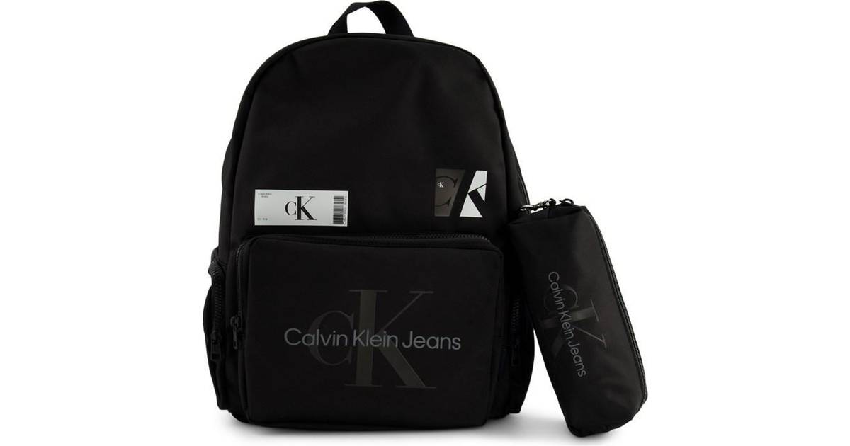 Calvin Klein Jeans Kids Back To School Backpack Black • Pris »