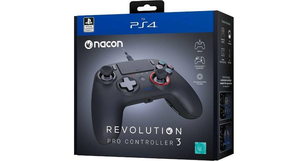 Nacon Videogame console joystick Pro Controller Revolution 3 For PS4 Black  • Pris »