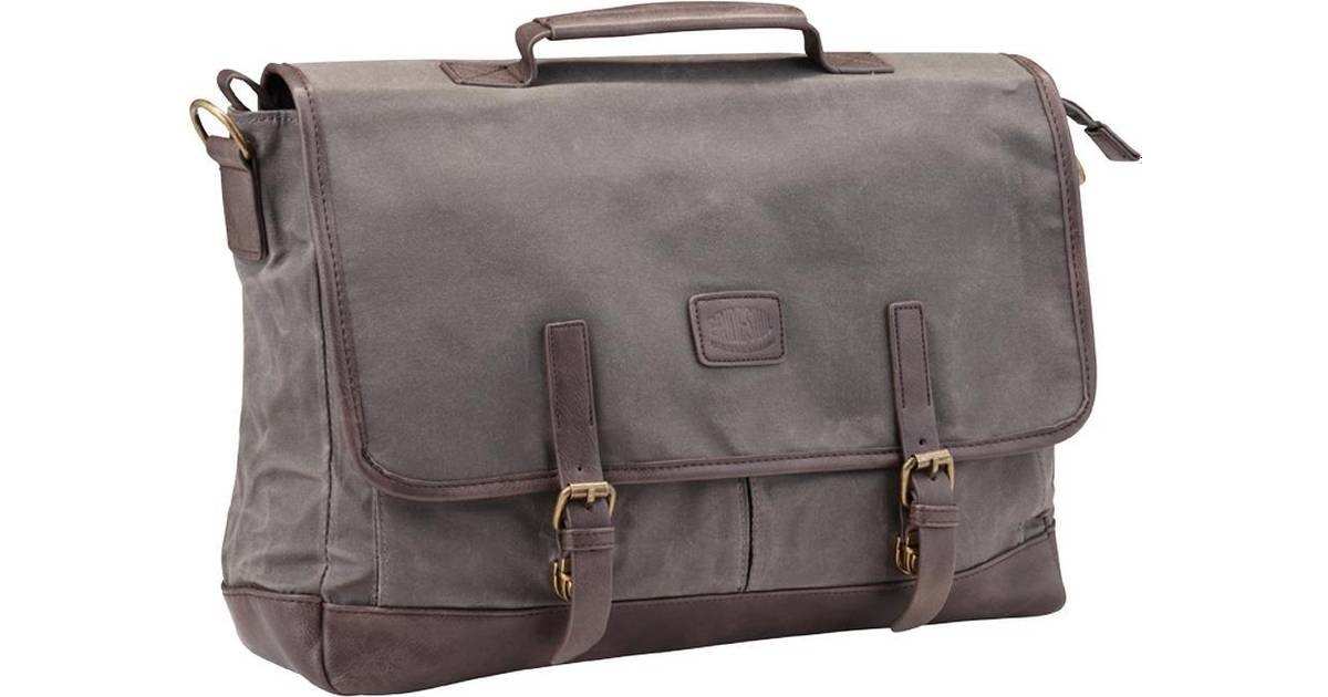 Alassio Pride and Soul Vegas 15inch Laptop Briefcase GreyBrown Ref 47303 •  Pris »
