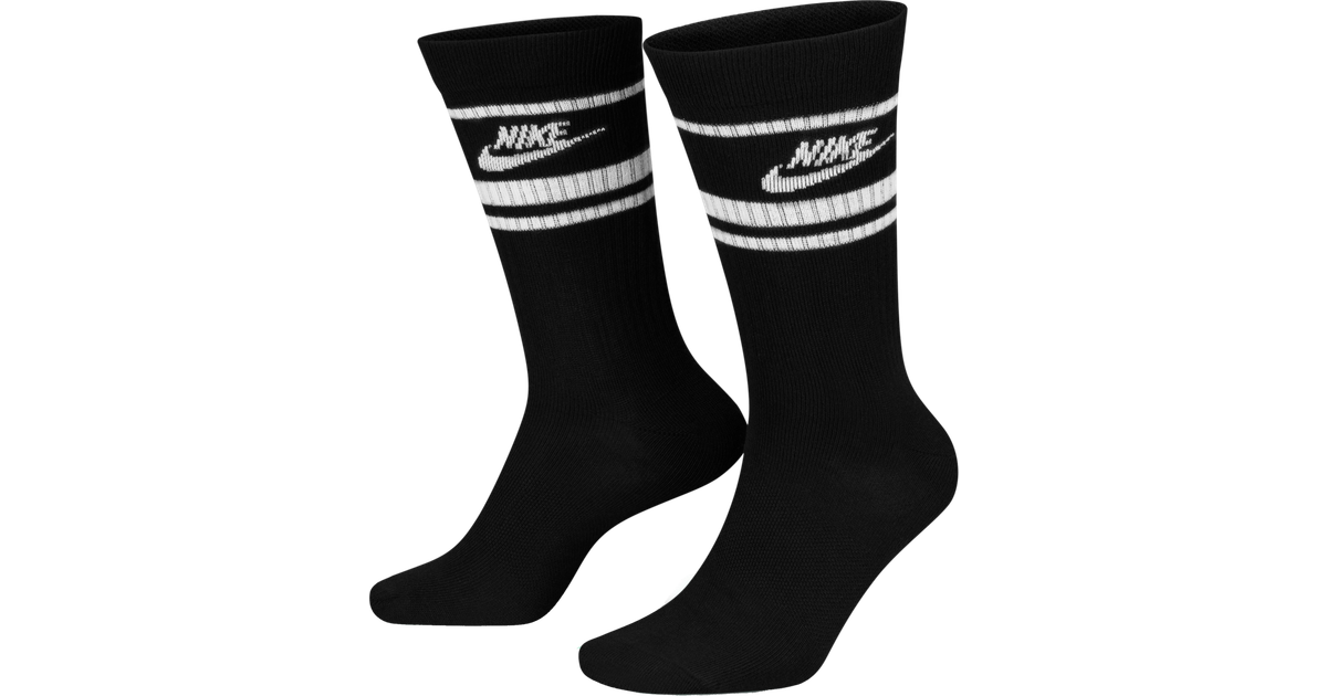 Nike Sportswear Everyday Essential Crew Socks 3-pack • Pris »