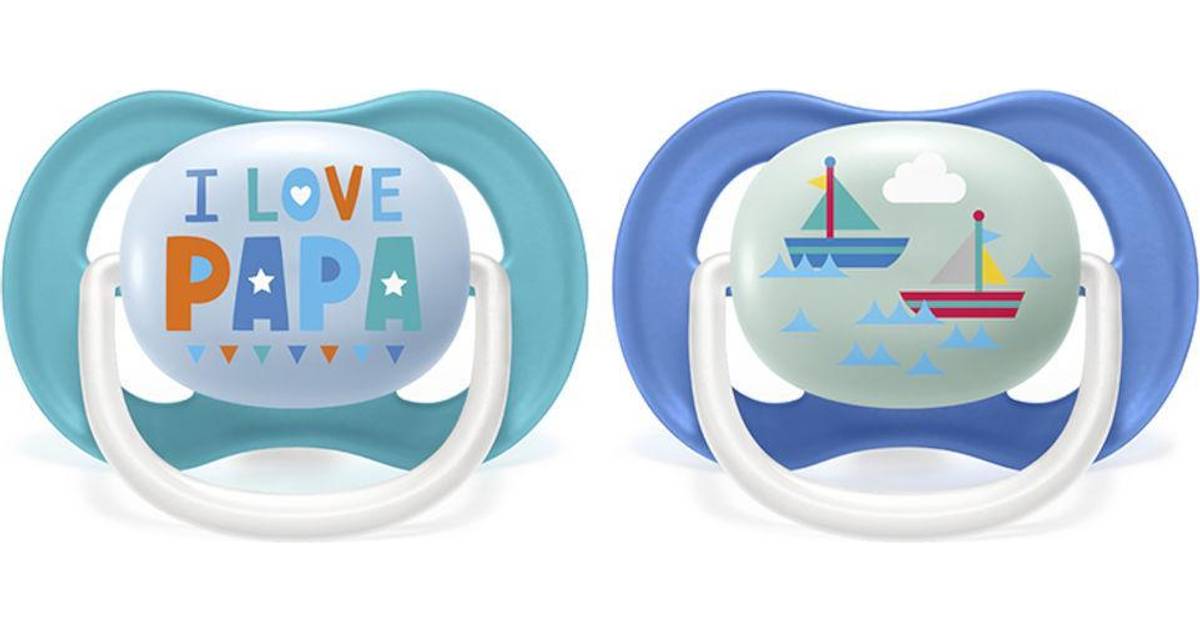 Philips Avent Ultra Air Pacifier 6-18m 2-pack • Pris »