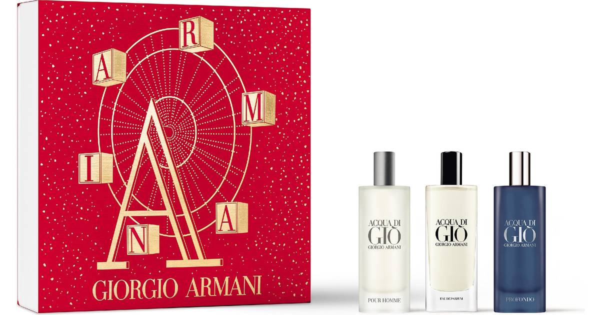 Giorgio Armani Acqua Di Giò Miniature Gift Set EdP 2x15ml + EdT 15ml • Pris  »
