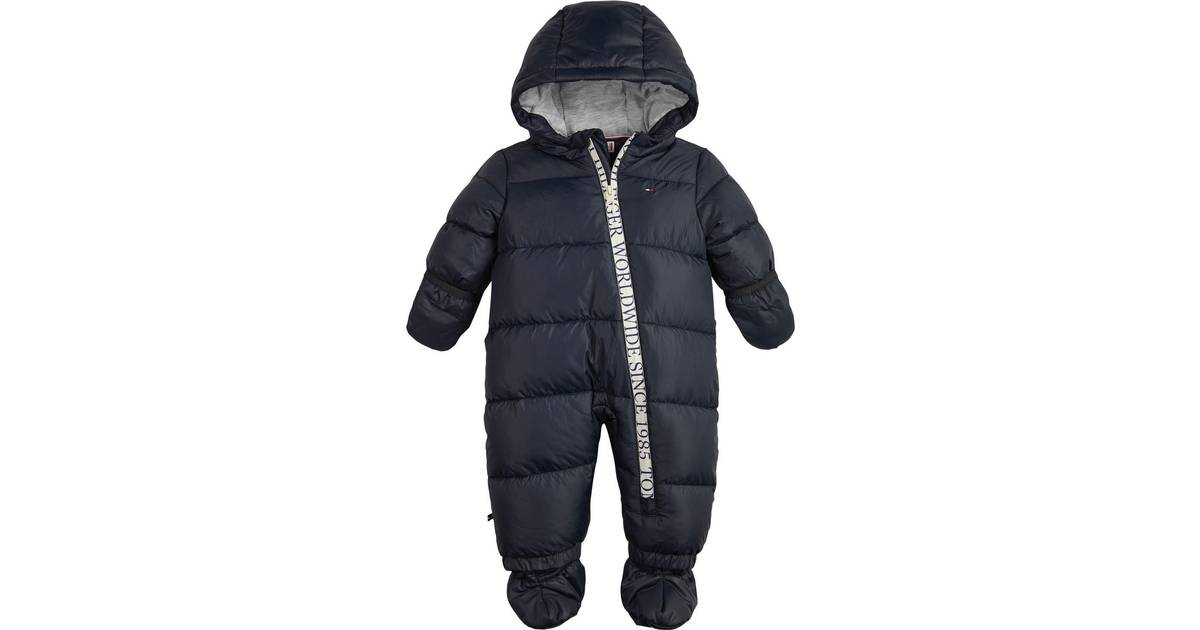 Tommy Hilfiger Flyverdragt Baby Branded Zip Skisuit Desert Flyverdragt •  Pris »