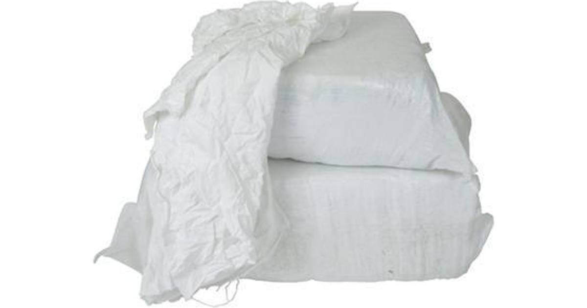 Bomuldslinnedklude hvid pk 10kg (5 butikker) • Priser »