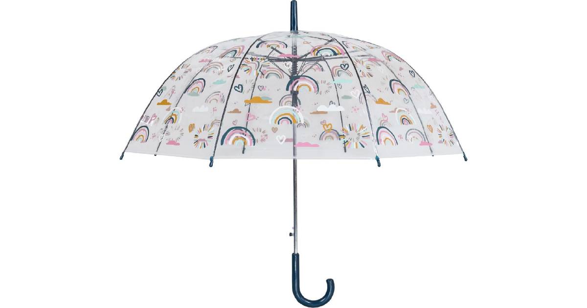 Susino Womens/Ladies Rainbow & Hearts Dome Umbrella • Pris »