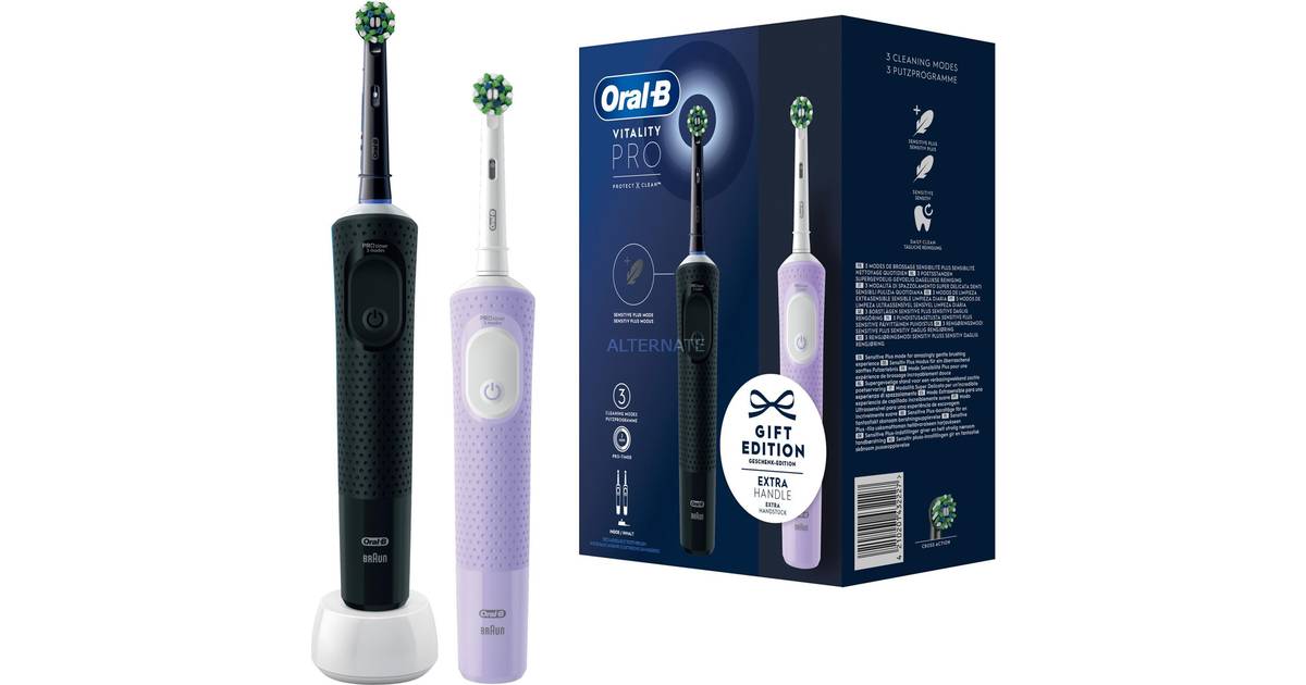 Oral-B Vitality Pro Duo Gift Edition • PriceRunner »