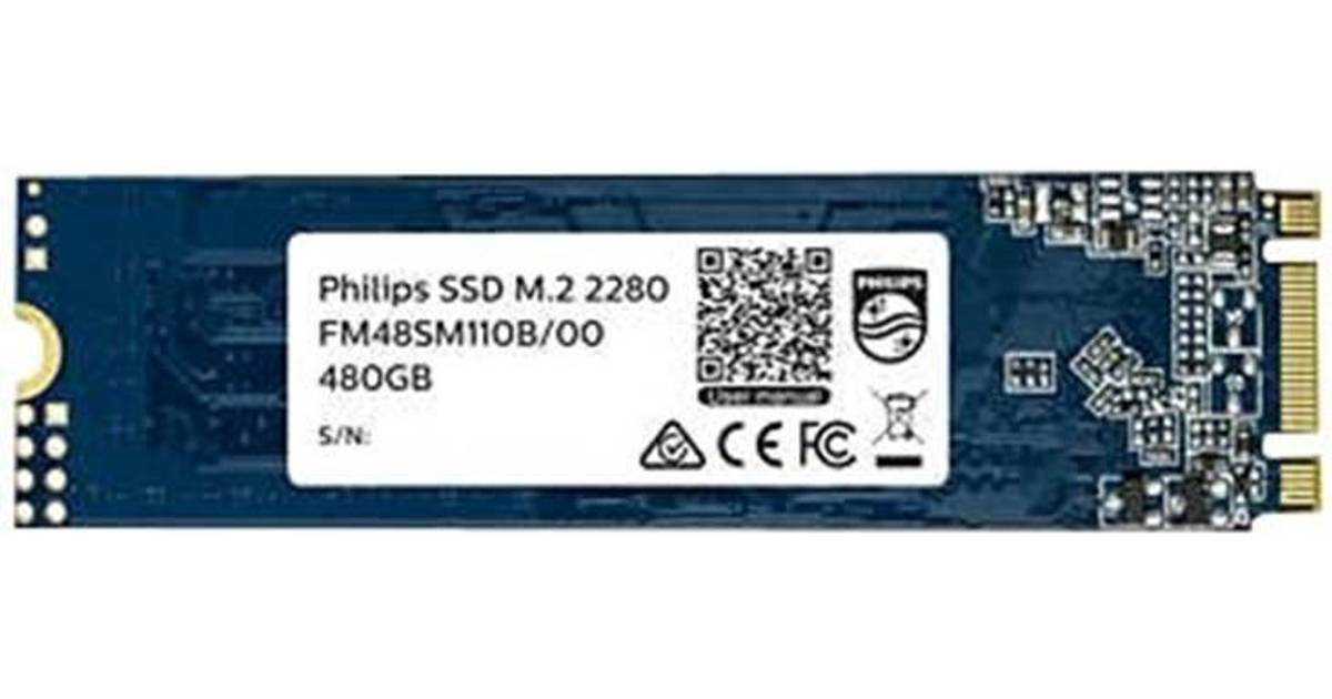 Philips Intern NVMe SSD harddisk 480GB M.2 • Priser »