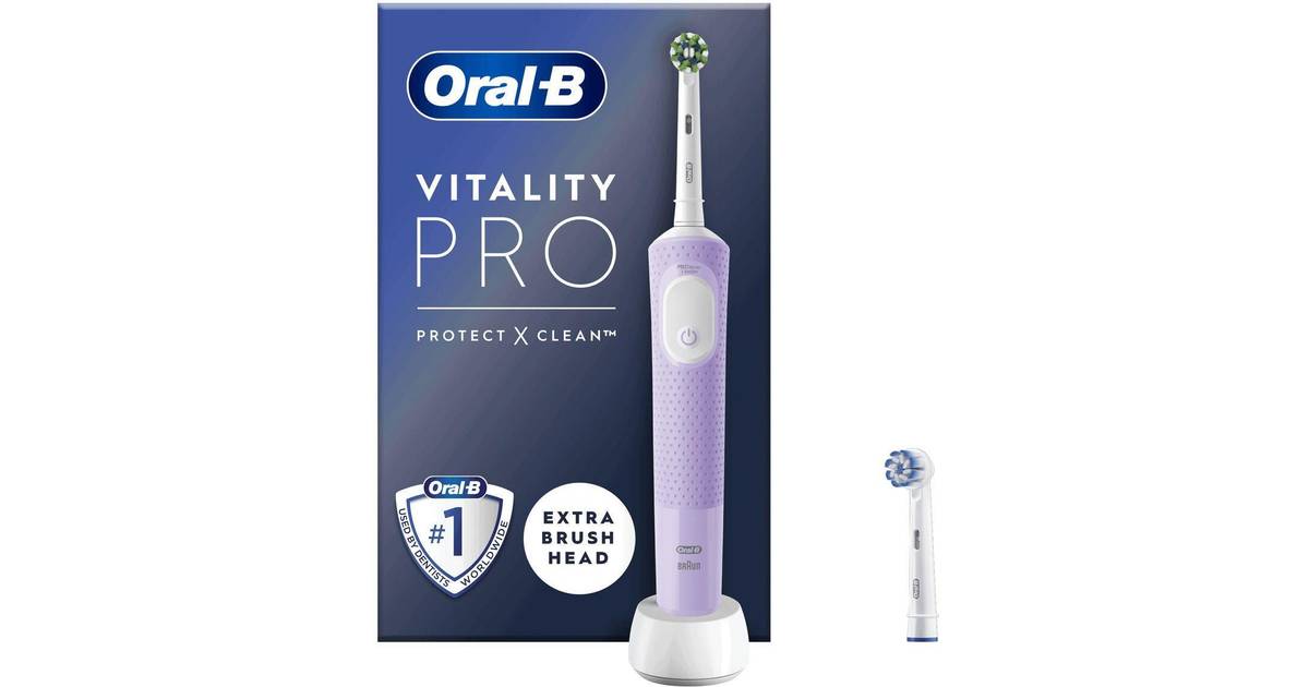 Oral-B Vitality Pro Eltandbørste (violet) • Se pris »