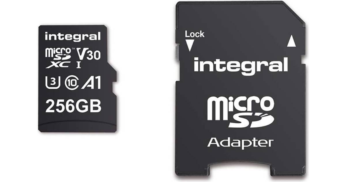Integral High Speed MicroSDHC/XC Hukommelseskort 256 GB • Pris »