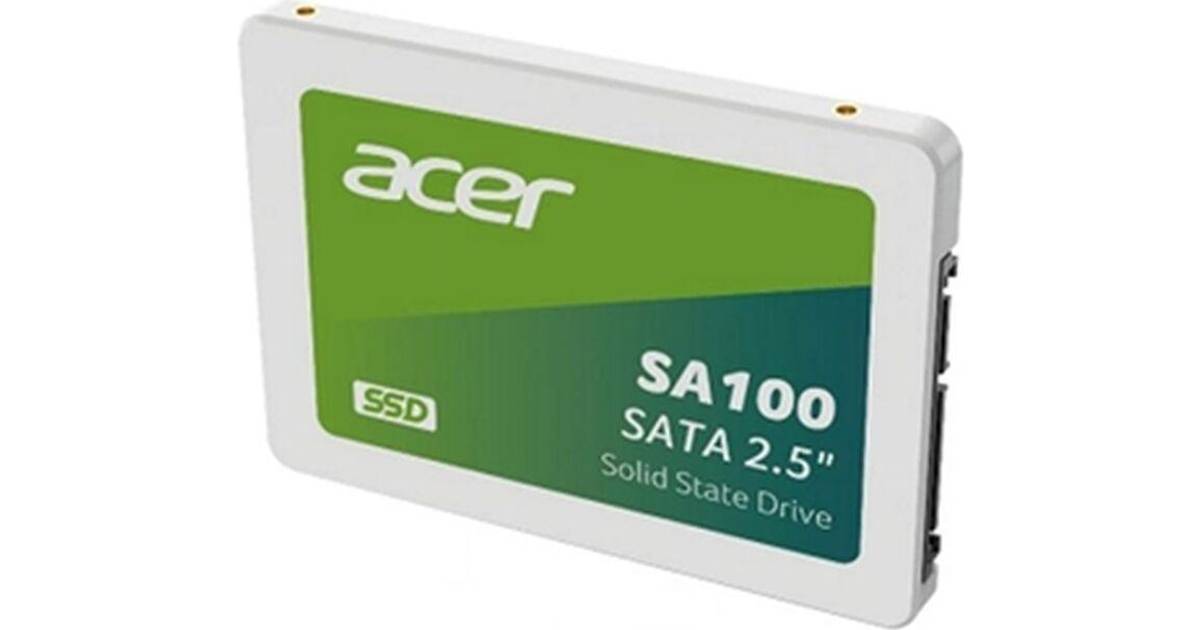 Acer Harddisk SA100 480 GB SSD (2 butikker) • Priser »