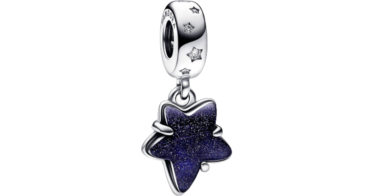 Pandora Celestial Galaxy Star Murano Dangle Charm - Silver/Blue/Transparent  • Pris »