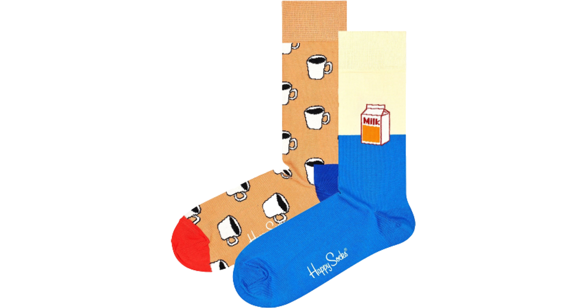 Happy Socks Monday Morning Socks 2-pack • Se priser »