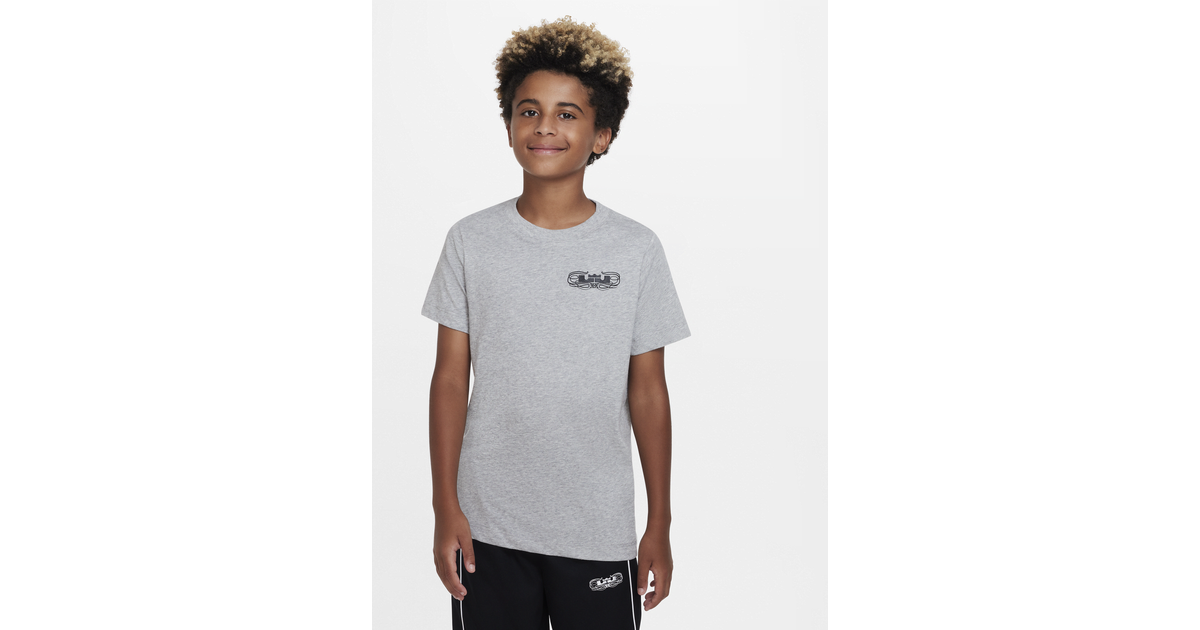 Nike x LeBron Dri-FIT-T-shirt til større børn (drenge) • Pris »