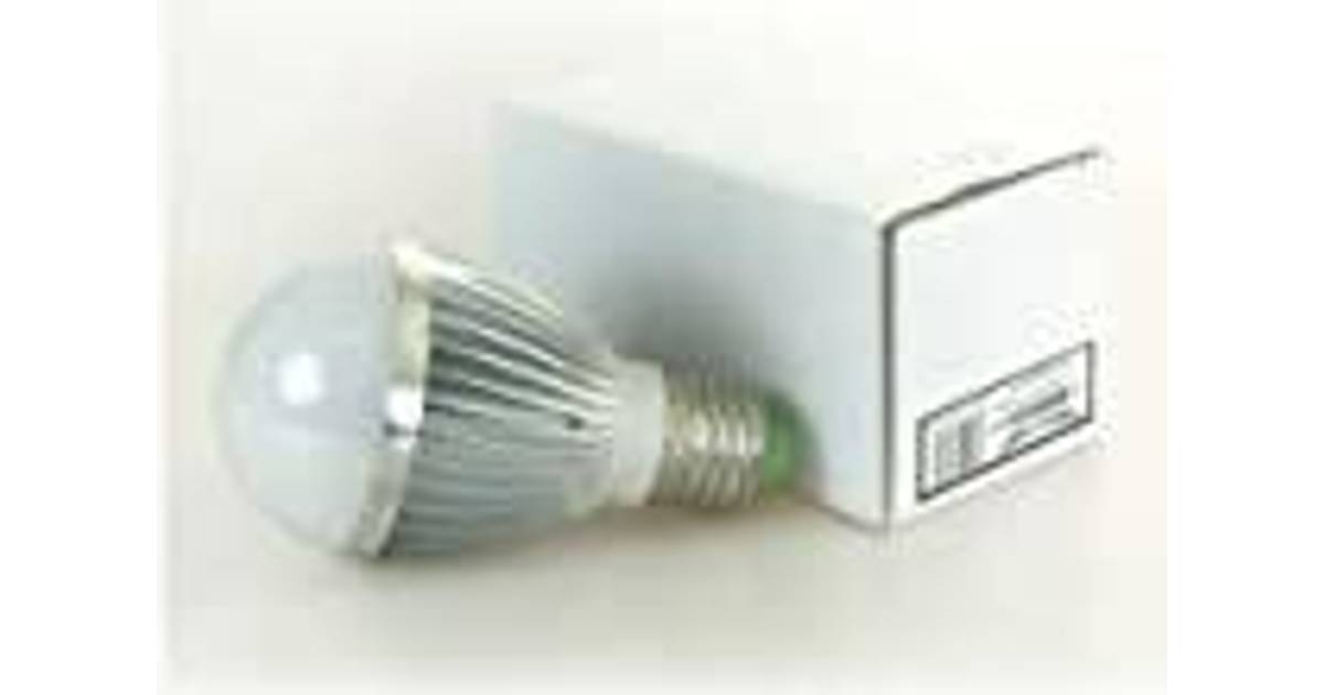 LED-glödlampa, E27, 5 W, rund, rakt ljus, 220 V, 500 lumen, 400 K • Pris »