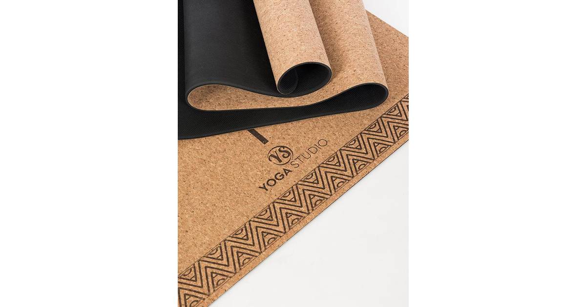 Yoga Studio Alignment Cork Yoga Mat 4mm • Se priser »