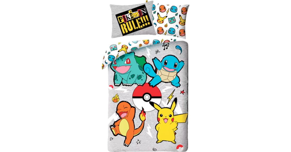 Pokemon Rule sengetøj 140x200cm (2 butikker) • Priser »