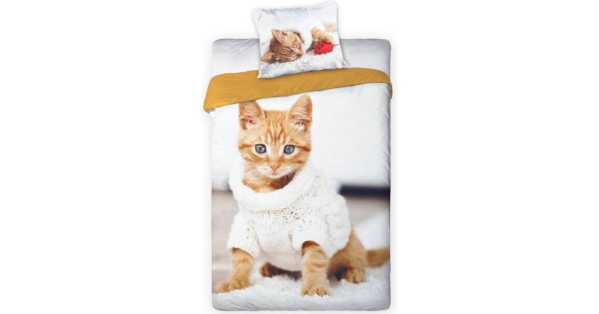 Lille sød kat Sengetøj 100 (2 butikker) • PriceRunner »