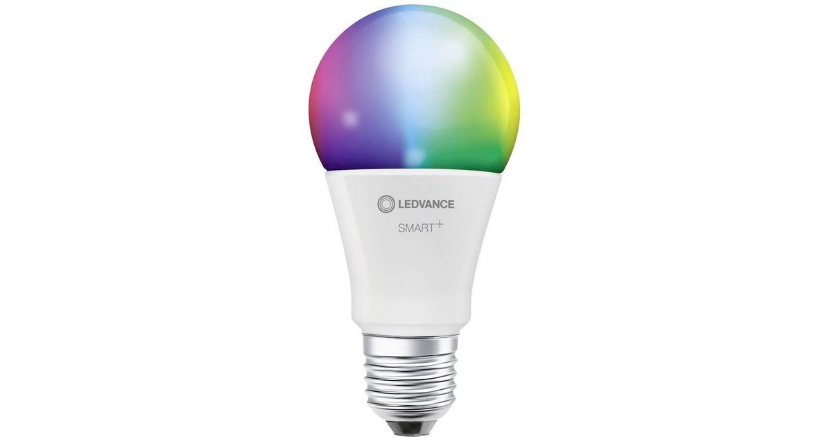LEDVANCE 4058075778726 LED (RGB)-lamp EEK F (A G) E27 Pæreform 14 W = 100 W  RGBW (Ø x H) 70 mm x 70 mm 1 stk • Pris »
