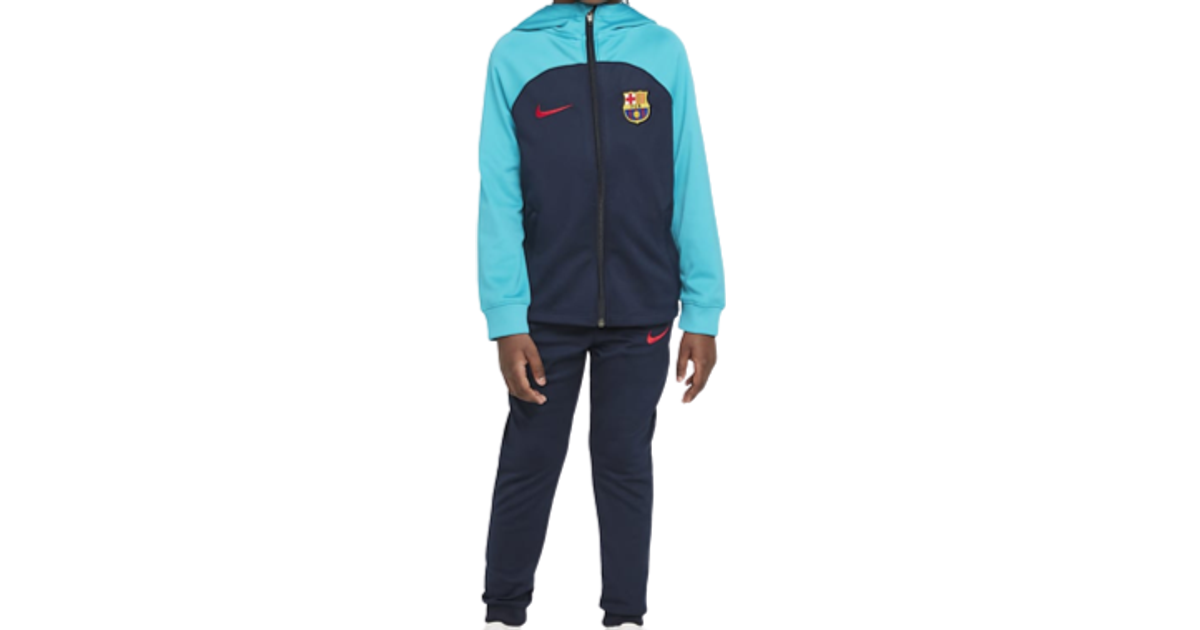 Nike F.C. Barcelona Strike Dri-FIT Knit Football Tracksuit • Pris »