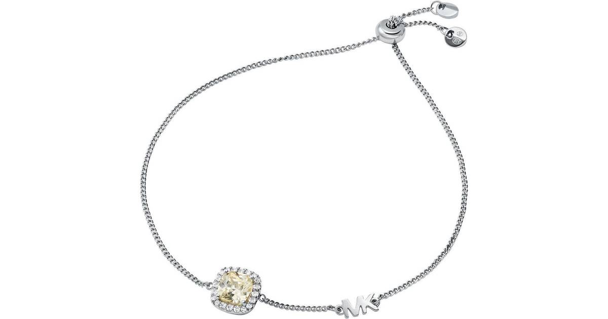 Michael Kors Brilliance Bracelet - Silver/Yellow • Pris »