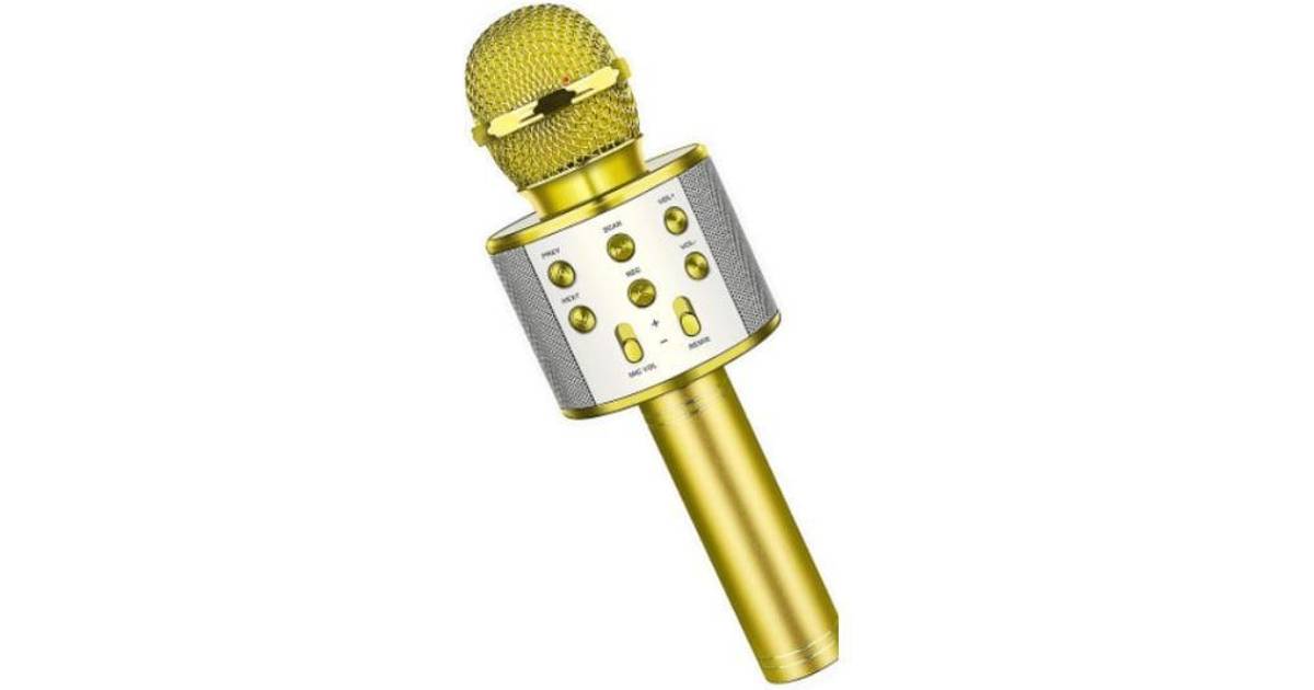 Karaoke Mikrofon - Guld Guld (1 butikker) • Se priser »