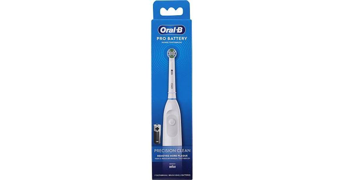Oral-B Pro Precision Clean elektrisk tandbørste hvid • Pris »