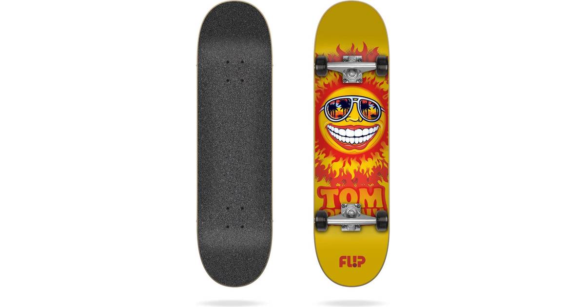 Flip Skateboard 7.87 x 31.60 Penny Sun Complete Gul 7.875
