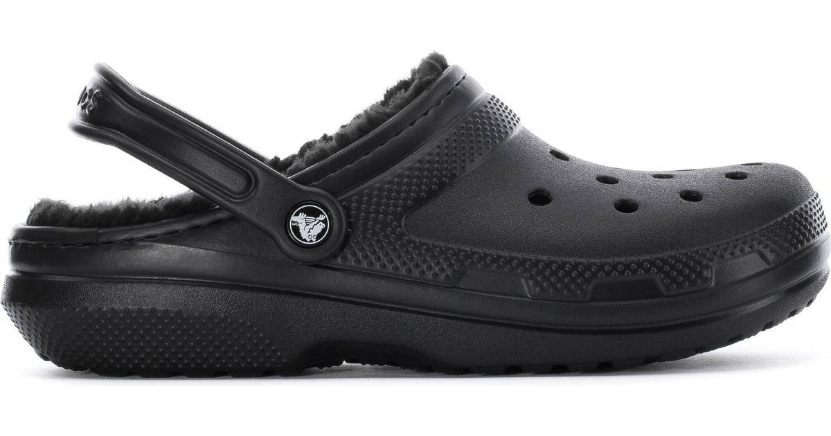 Crocs Classic Lined Clog - Black • Se pris nu