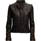 Munderingskompagniet Karla Leather Jacket - Black • Pris »
