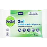 Dettol 2in1 Anti-Bacterial Wipes 15-pack • Se pris »